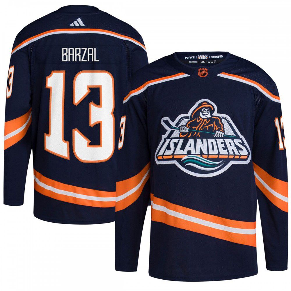 Mathew Barzal New York Islanders adidas Reverse Retro 2.0 Authentic Player Jersey - Navy-Pro Kit Vault | Brand New 26/27 Sports Jerseys
